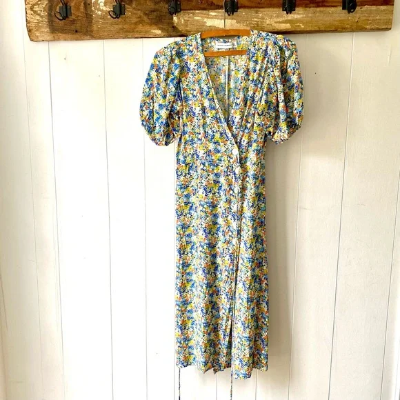 NWOT Faithful the brand Marta MIDI Dress Size 2 - Picture 4 of 6